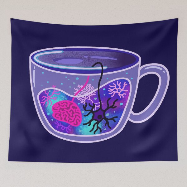 Item preview, Galaxy Brain Tea - Neuroscience designed and sold by BundaBear.