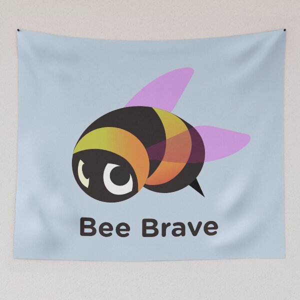 Item preview, Bee brave designed and sold by HanKlaArt.