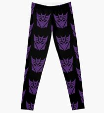 Transformers Decepticons Purple Leggings