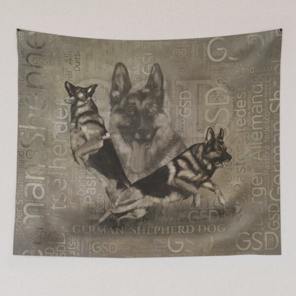 Item preview, German Shepherd Dog - GSD Word Art designed and sold by k9printart.