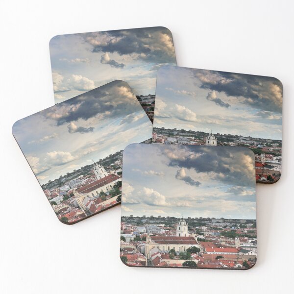 Item preview, Aerial view of Vilnius Old Town, Lithuania designed and sold by studio838.