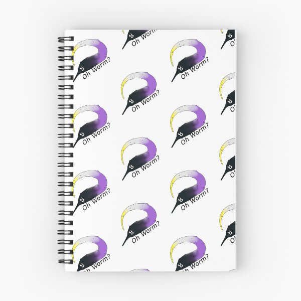 Item preview, Oh worm? (Nonbinary Pride) designed and sold by Wrennyn Pendragon.