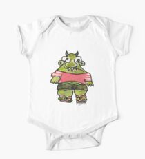 Funny Cartoon Monstar Monster 001 One Piece - Short Sleeve