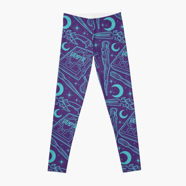 Youth Purple Galaxy Leggings