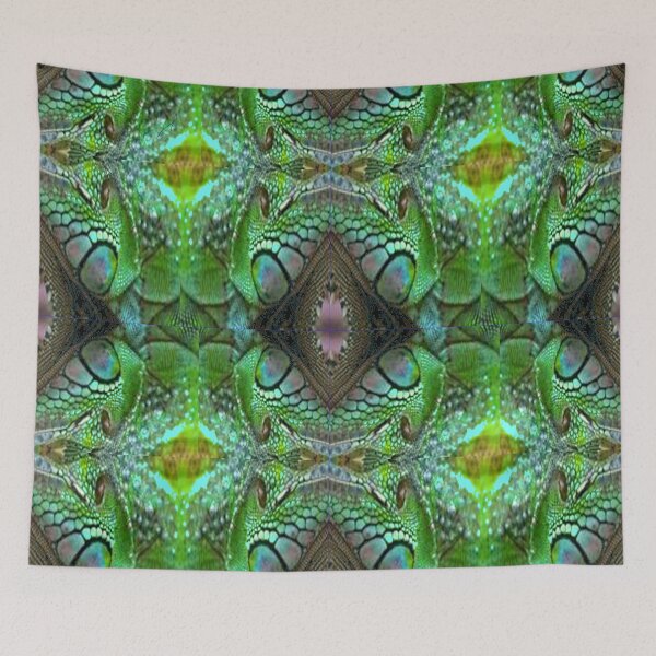 Item preview, DESIGNS OF GREEN IGUANA LIZARDS DECORATIVE SCALES  designed and sold by sharlesart.