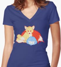 Fast Friends Women's Fitted V-Neck T-Shirt