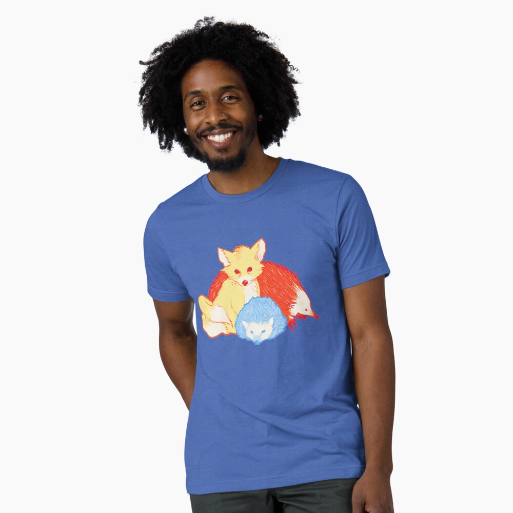 Vista previa del artículo con la obra «Camiseta de tejido mixto», diseñado y vendido por MeganLara.