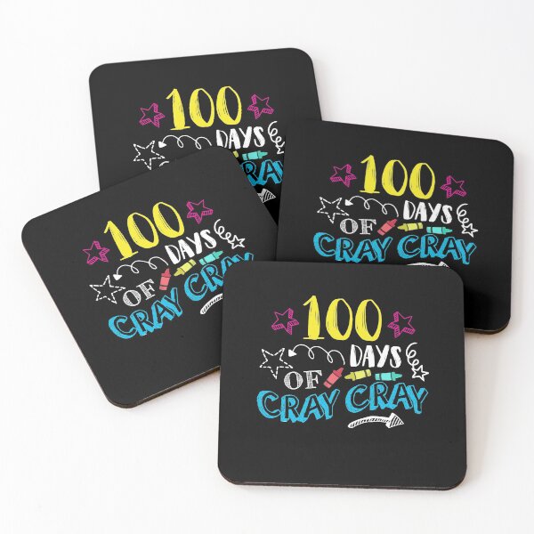 Item preview, 100 Days Of Cray Cray - Teacher Student 100th Days of School Gift designed and sold by Dressed For  Duty.