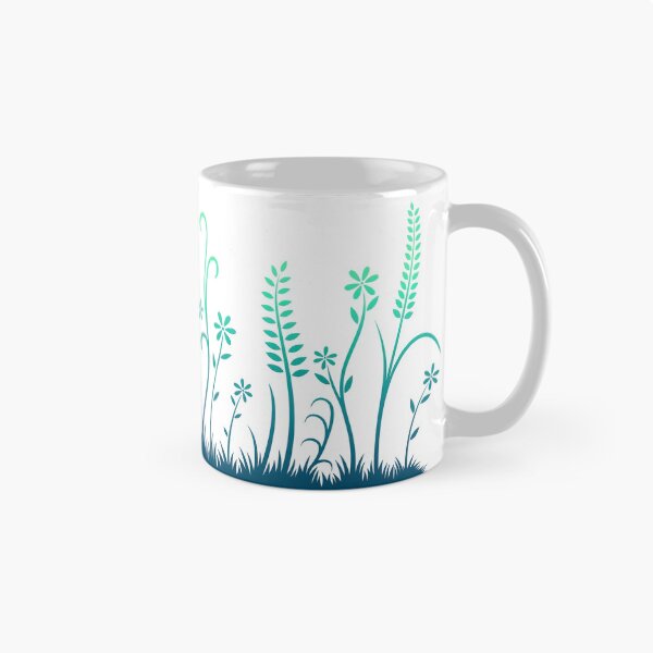 Item preview, Simple Floral Illustration in Teal and Turquoise designed and sold by bionikarex.