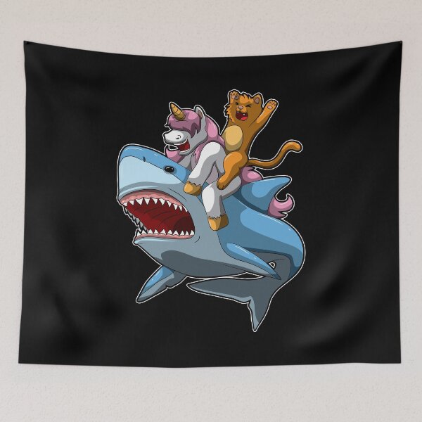 Item preview, Shark Unicorn Cat - Best Mythical Friends designed and sold by anziehend.