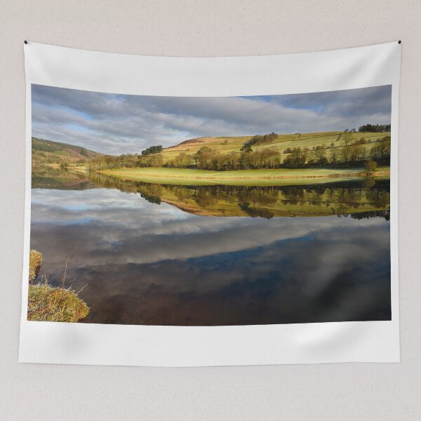 Item preview, A mirror reflection in Ladybower Reservior designed and sold by chrisdrabble.