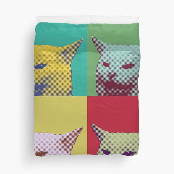Item preview, Pop art yelling cat meme designed and sold by KMA Home Design.