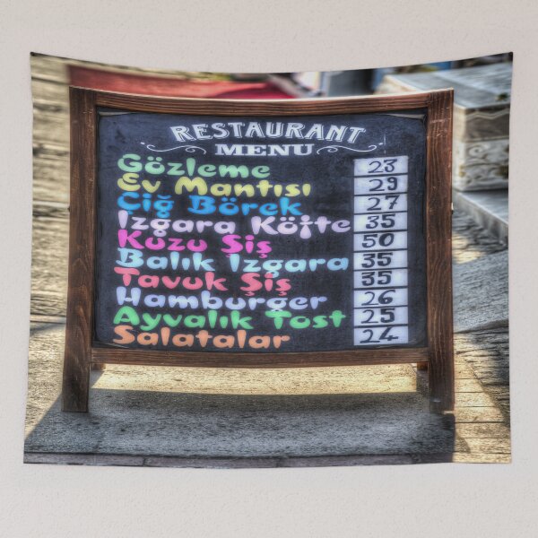 Item preview, Turkish Restaurant Menu Board designed and sold by Londonimages.