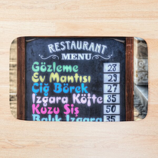 Item preview, Turkish Restaurant Menu Board designed and sold by Londonimages.
