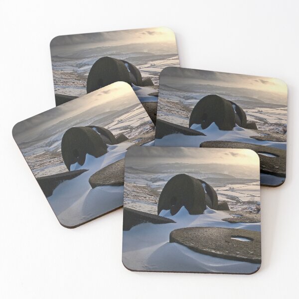 Item preview, Abandoned Millstones at Stanage Edge in Winter designed and sold by chrisdrabble.