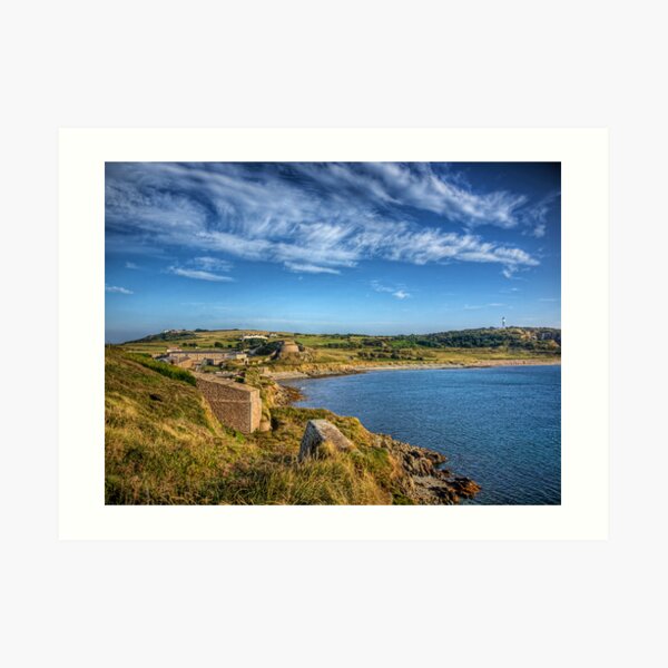Braye and the Arsenal from Roselle - Alderrney Art Print