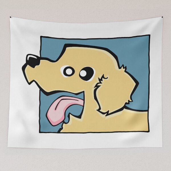Item preview, Golden Retriever - Cream (Face) WHITE BG designed and sold by TheChicken.