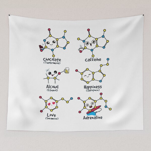 Item preview, caffeine , chocolate , alcohol , happiness , love , adrenaline  designed and sold by Mekoooo.