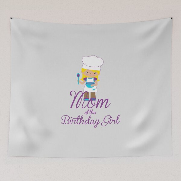 Item preview, Mom of Baking Birthday Girl Purple T-Shirt Tee Bday designed and sold by ArtikIceTees.