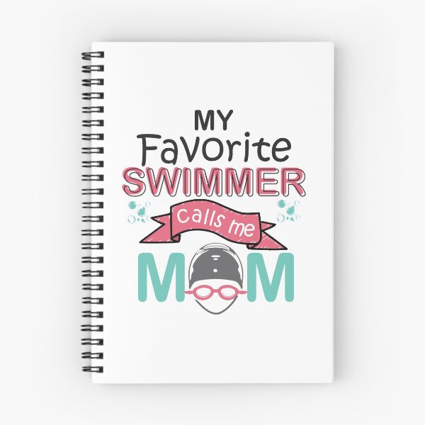 Item preview, My favorite Swimmer calls me MOM swim team swimming gift designed and sold by hadleydesigns.