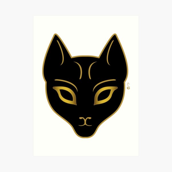 Golden Cat Art Print