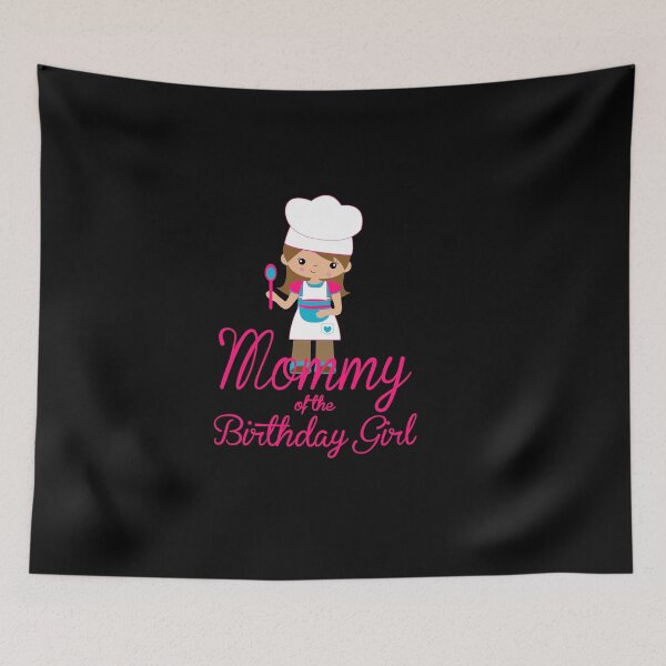 Item preview, Mommy of Baking Birthday Girl Pink T-Shirt Tee Bday designed and sold by ArtikIceTees.