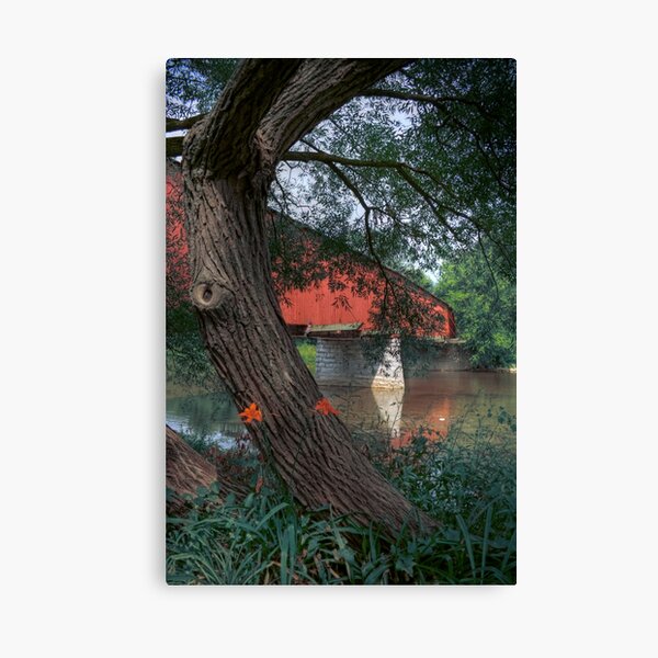 The Kissing Bridge Canvas Print