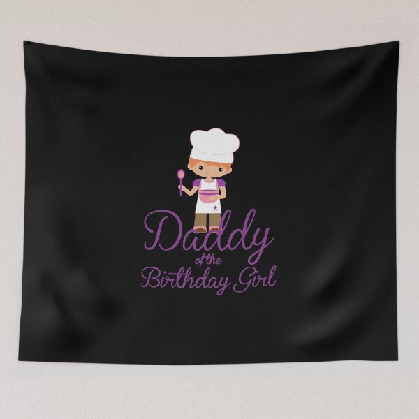 Item preview, Daddy of Baking Birthday Girl Purple T-Shirt Tee Bday designed and sold by ArtikIceTees.