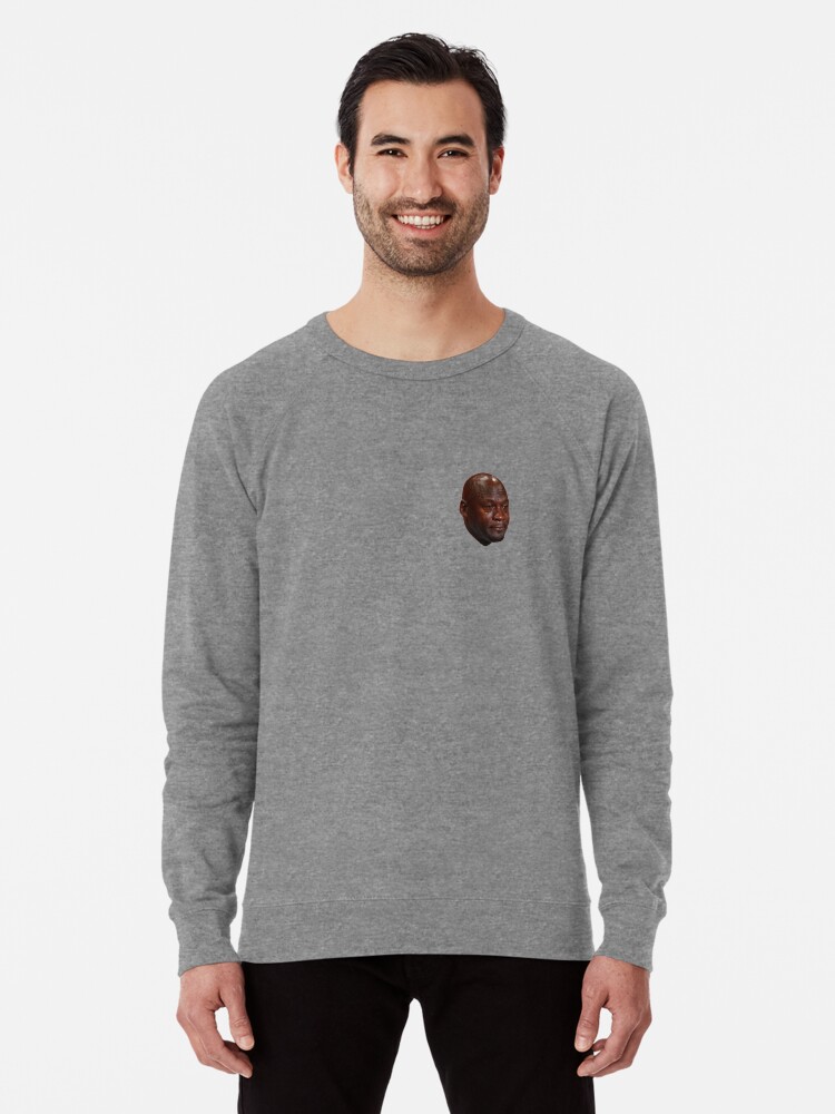 michael jordan crying sweater