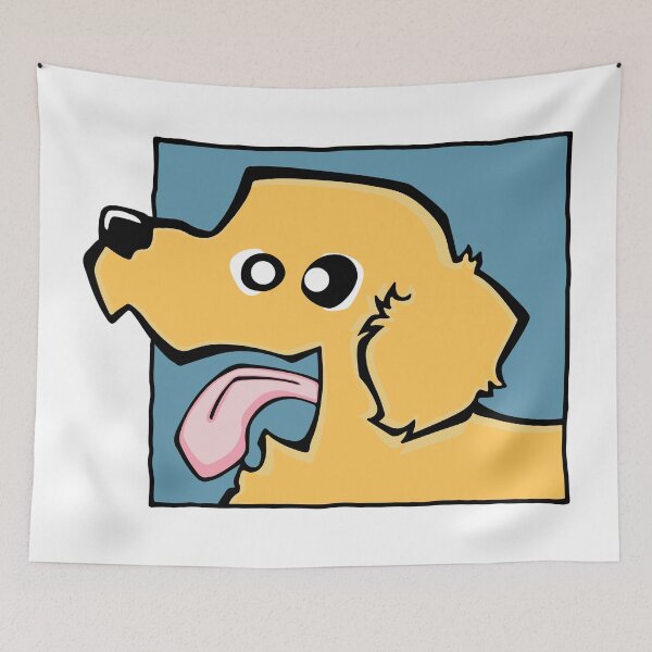 Item preview, Golden Retriever - Light Golden (Face) WHITE BG designed and sold by TheChicken.