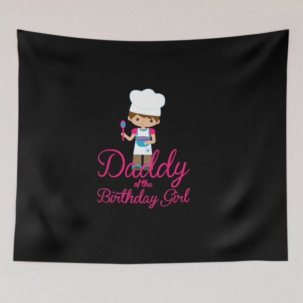 Item preview, Daddy of Baking Birthday Girl Pink T-Shirt Tee Bday designed and sold by ArtikIceTees.