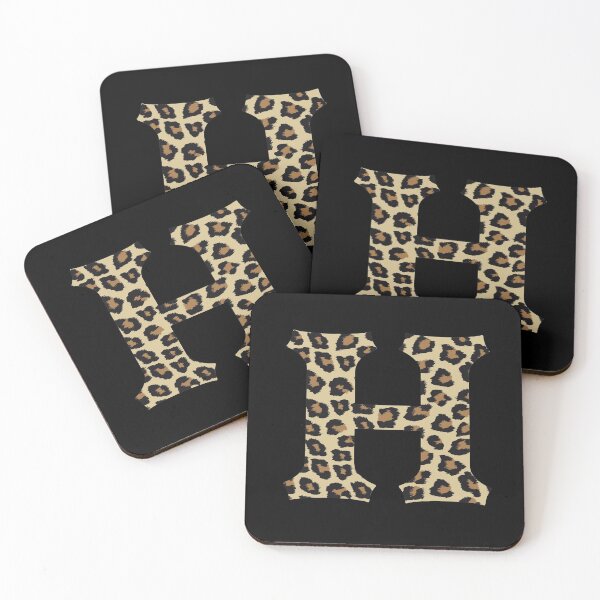 Item preview, Letter H Leopard Cheetah Monogram Initial designed and sold by SqueakyRicardo.