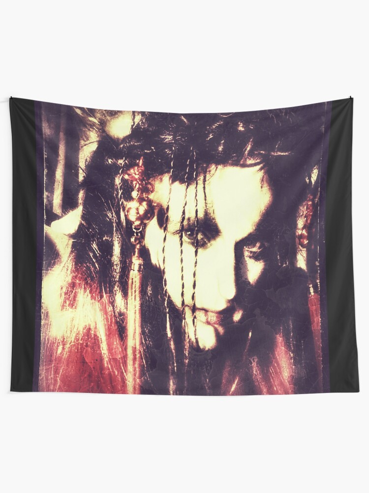 Alternate view of demon lady Tapestry