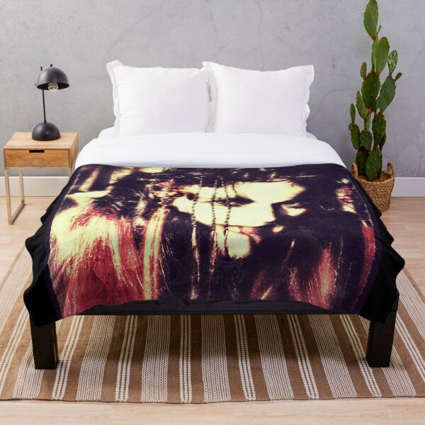 demon lady Throw Blanket