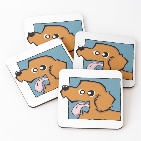 Item preview, Golden Retriever - Dark Golden (Face) WHITE BG designed and sold by TheChicken.