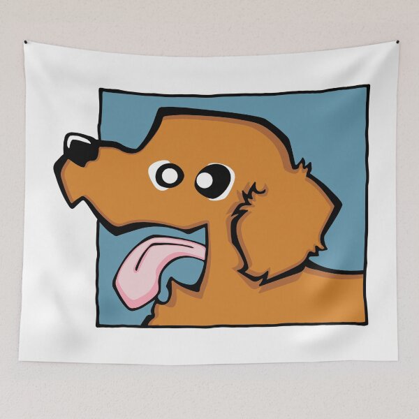 Item preview, Golden Retriever - Dark Golden (Face) WHITE BG designed and sold by TheChicken.