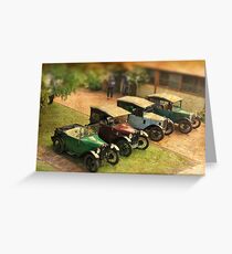 Austin 7 Grußkarte