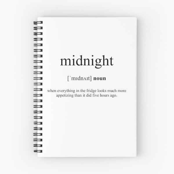 Item preview, Midnight Definition | Dictionary Collection designed and sold by Designschmiede.