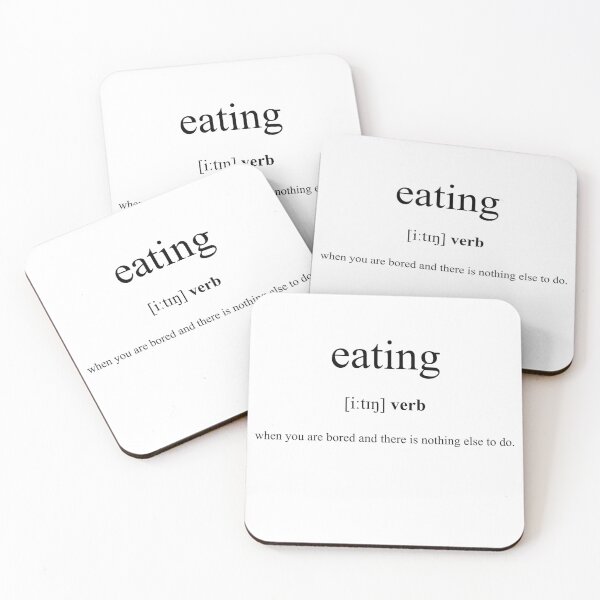 Item preview, Eating Definition | Dictionary Collection designed and sold by Designschmiede.