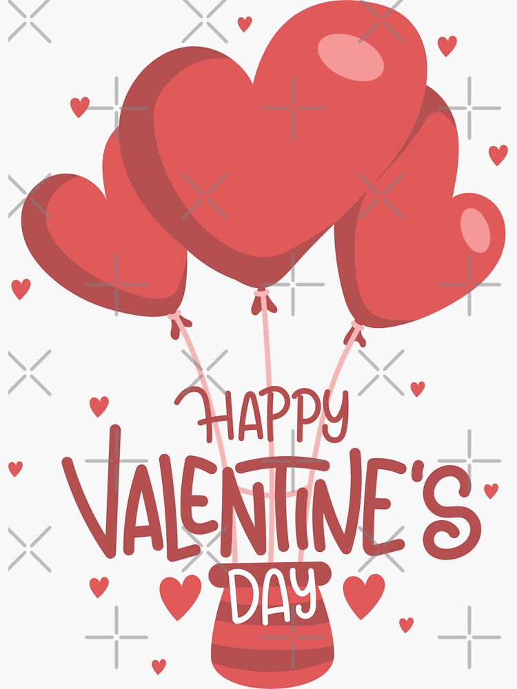 happy valentine day' Sticker