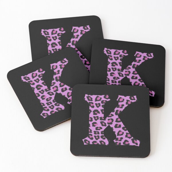 Item preview, Purple Letter K Leopard Cheetah Monogram Initial designed and sold by SqueakyRicardo.