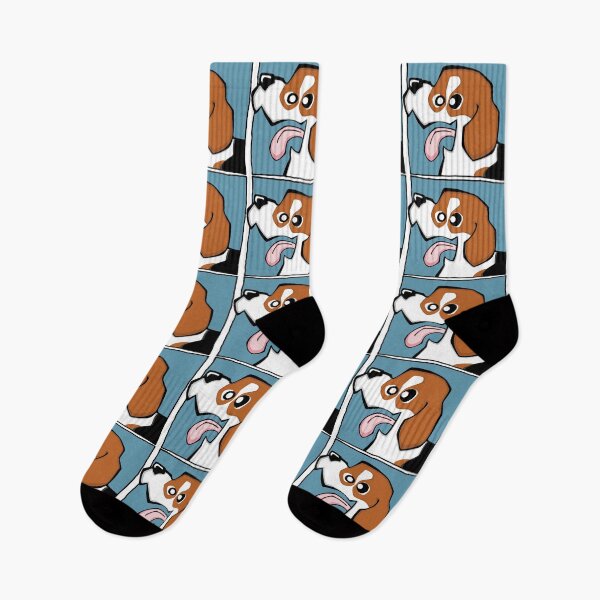 Item preview, Beagle - Tricolour (Face) WHITE BG designed and sold by TheChicken.