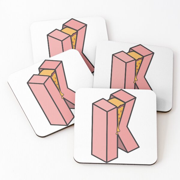 Item preview, Letter K with pizza designed and sold by sierraford.