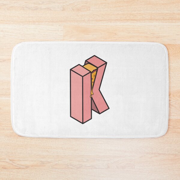 Item preview, Letter K with pizza designed and sold by sierraford.