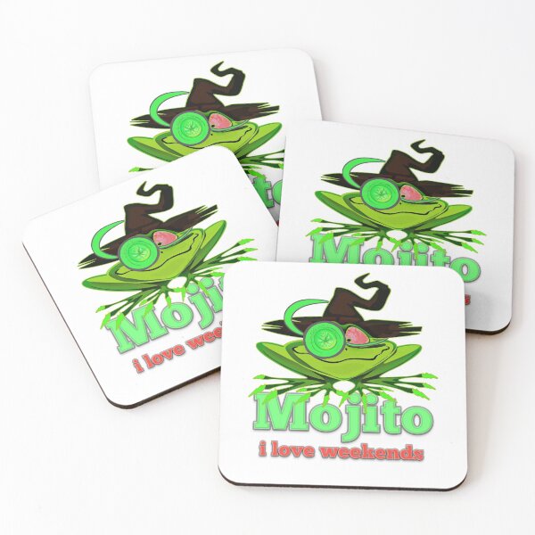 Item preview, Funny frog with lime eye patch Mojito  love weekends  designed and sold by vibeno1.