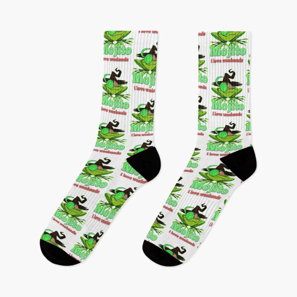 Item preview, Funny frog with lime eye patch Mojito  love weekends  designed and sold by vibeno1.