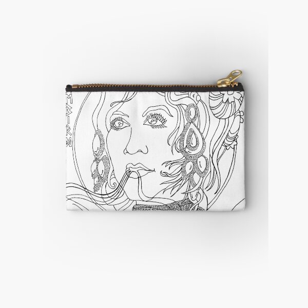 Item preview, Woman Speaking or Singing in Black and White designed and sold by WatersEdgeGal.