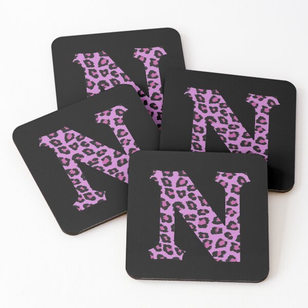 Item preview, Purple Letter N Leopard Cheetah Monogram Initial designed and sold by SqueakyRicardo.