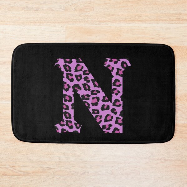 Item preview, Purple Letter N Leopard Cheetah Monogram Initial designed and sold by SqueakyRicardo.