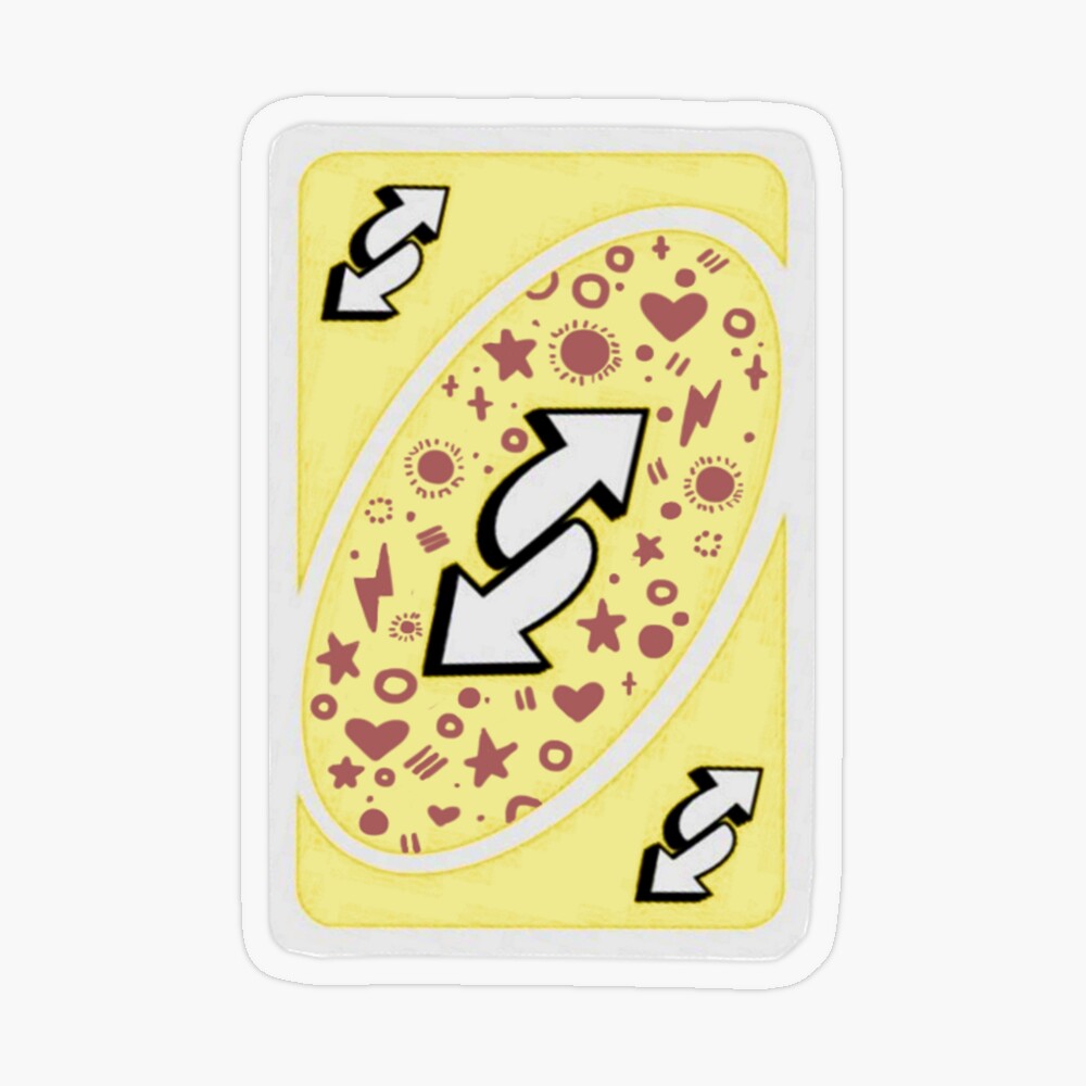 Uno Reverse Sticker for iOS & Android